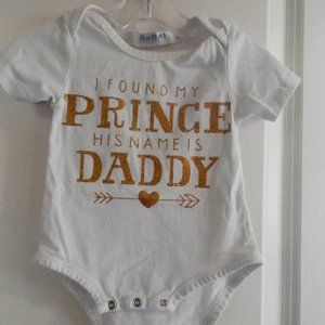 I FOUND MY PRINCE ONESIE